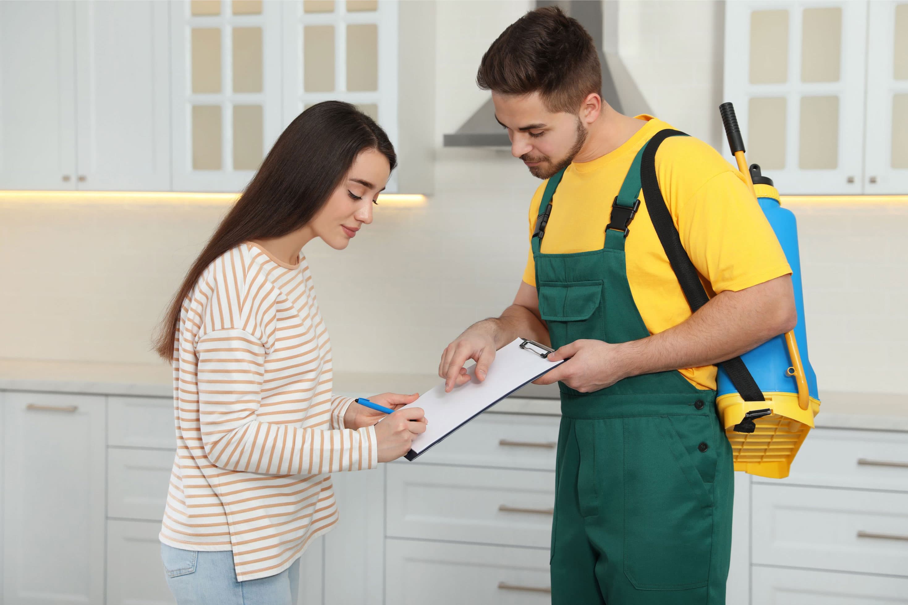 Book your pest inspection, step 1 of the Fortify 24/7 pest control process